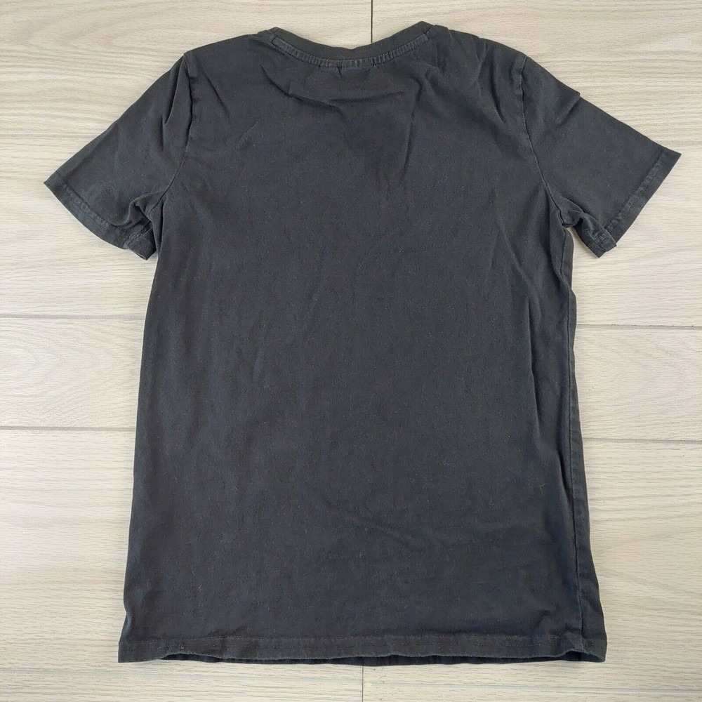 Puma Youth Boys Medium 10/12 Tshirt Black Spell Out‎ Logo Casual Athletic - Picture 2 of 5